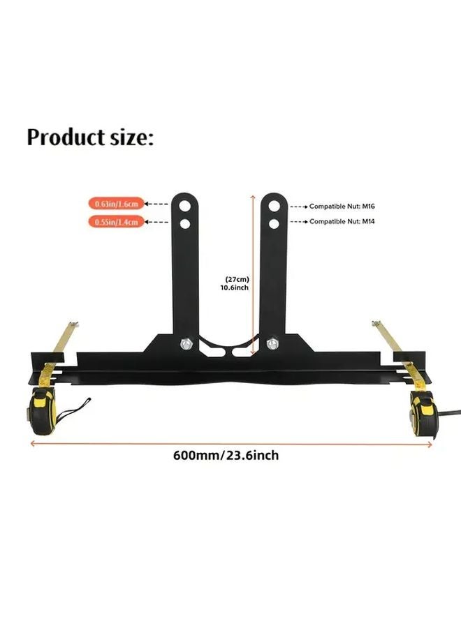 2 Sets Wheel Alignment Tool Kit with 2 Tape Measures for Home and Professional Use - Image 2